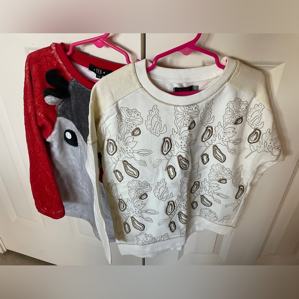 Buddle new catimini & tex sweaters / little girl 5year